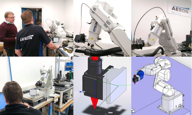 Testen met robotlassen voor de Aeson Workstations